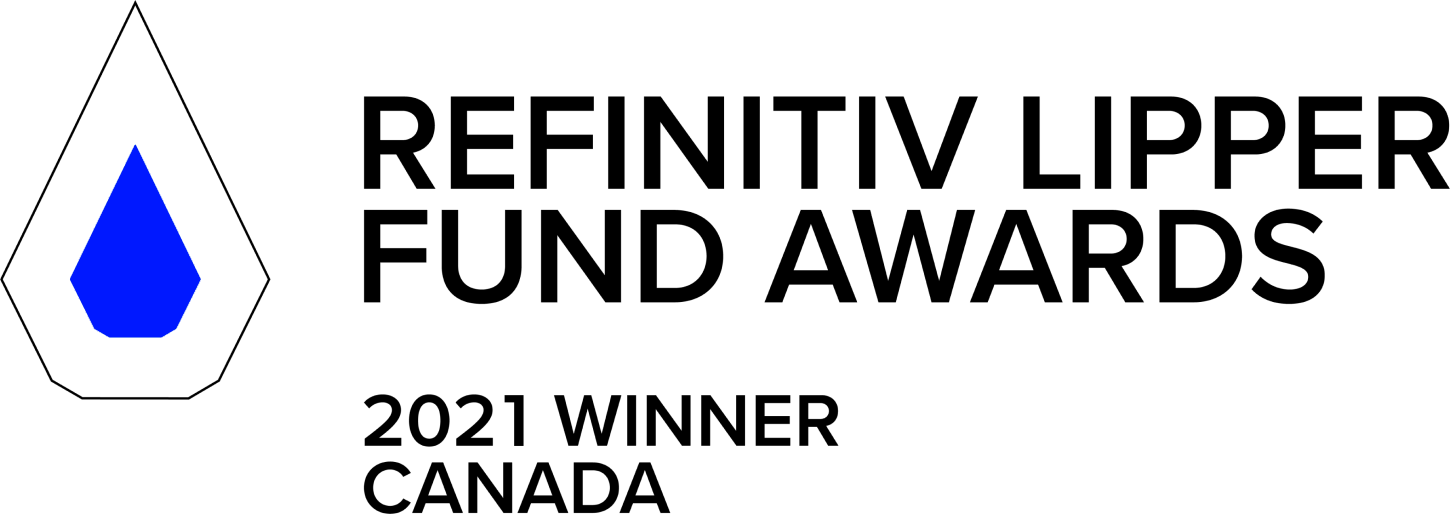 2021 Lipper Fund Award, Best Canadian Dividend & Income Equity Fund Over 5 Years